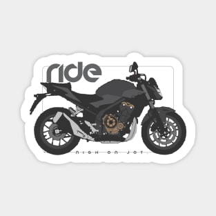 Ride cb500f black Sticker